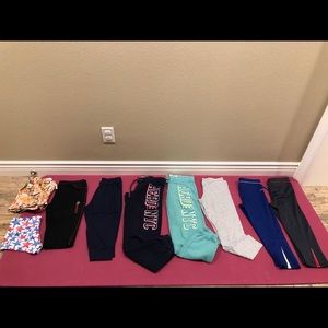 9 women sweat pants, legging, shorts